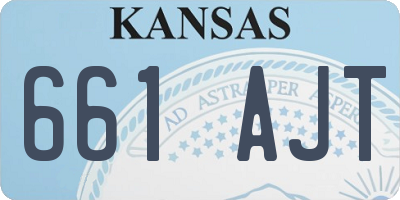 KS license plate 661AJT