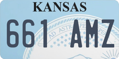 KS license plate 661AMZ
