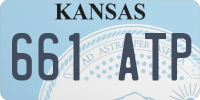 KS license plate 661ATP