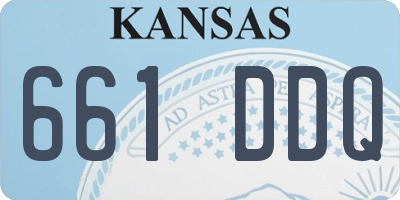KS license plate 661DDQ