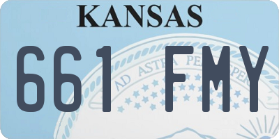KS license plate 661FMY