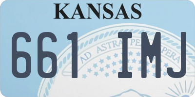 KS license plate 661IMJ
