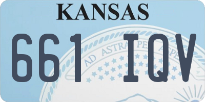 KS license plate 661IQV