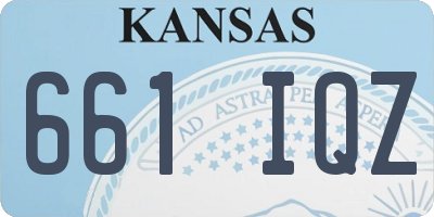 KS license plate 661IQZ
