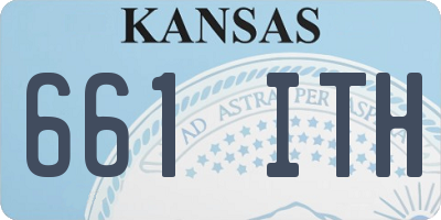 KS license plate 661ITH