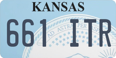 KS license plate 661ITR