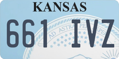 KS license plate 661IVZ