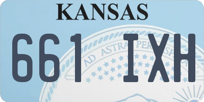KS license plate 661IXH