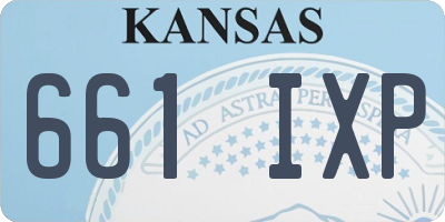 KS license plate 661IXP