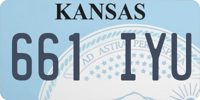 KS license plate 661IYU