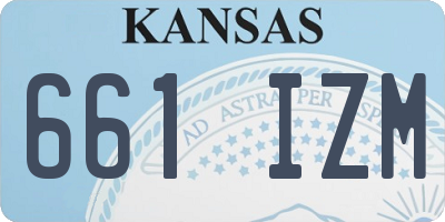 KS license plate 661IZM