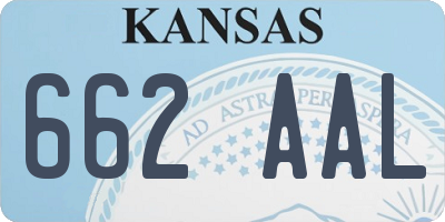 KS license plate 662AAL