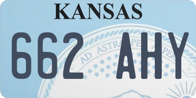 KS license plate 662AHY