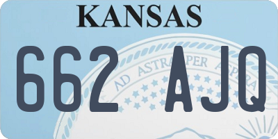 KS license plate 662AJQ