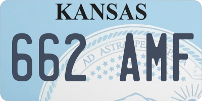 KS license plate 662AMF