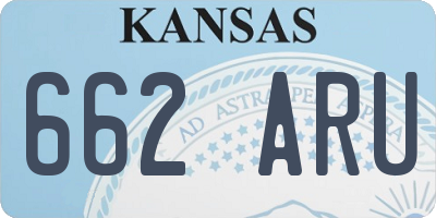 KS license plate 662ARU