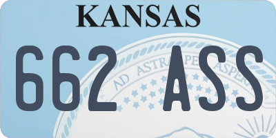 KS license plate 662ASS