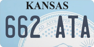 KS license plate 662ATA