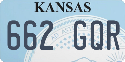 KS license plate 662GQR