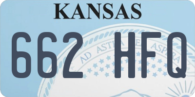 KS license plate 662HFQ