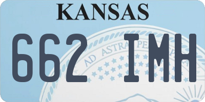 KS license plate 662IMH