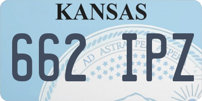KS license plate 662IPZ