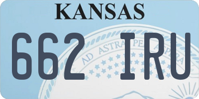 KS license plate 662IRU