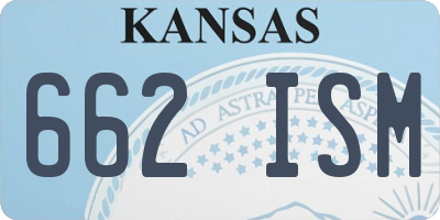 KS license plate 662ISM