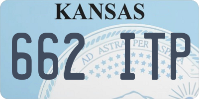 KS license plate 662ITP