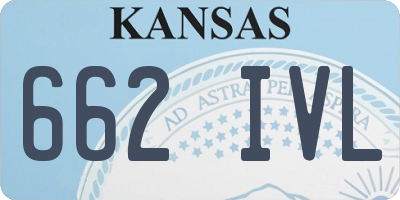 KS license plate 662IVL