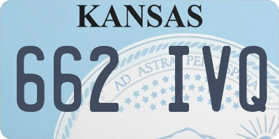 KS license plate 662IVQ