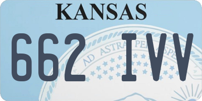KS license plate 662IVV