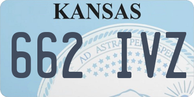 KS license plate 662IVZ