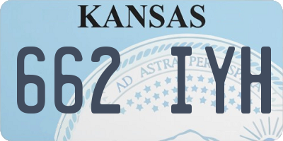 KS license plate 662IYH