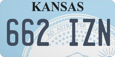 KS license plate 662IZN