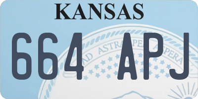 KS license plate 664APJ