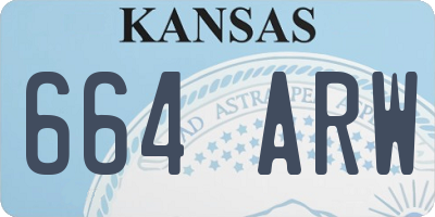 KS license plate 664ARW