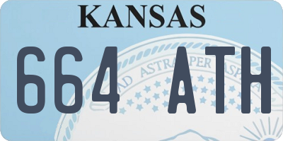 KS license plate 664ATH