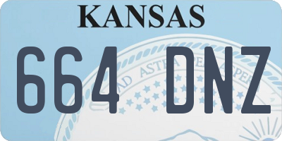 KS license plate 664DNZ