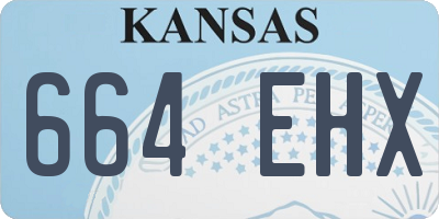 KS license plate 664EHX