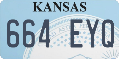 KS license plate 664EYQ