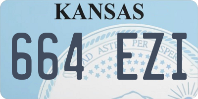 KS license plate 664EZI