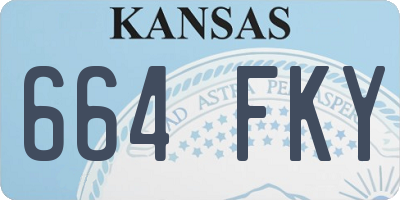KS license plate 664FKY