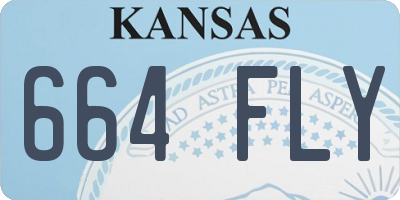 KS license plate 664FLY