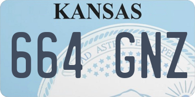 KS license plate 664GNZ