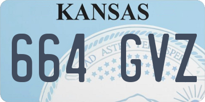 KS license plate 664GVZ