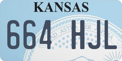 KS license plate 664HJL