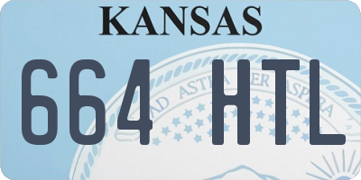 KS license plate 664HTL
