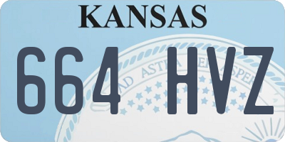 KS license plate 664HVZ