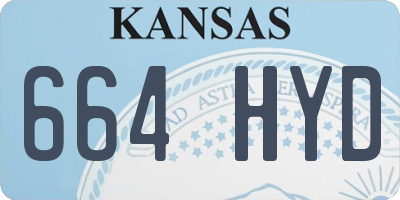 KS license plate 664HYD